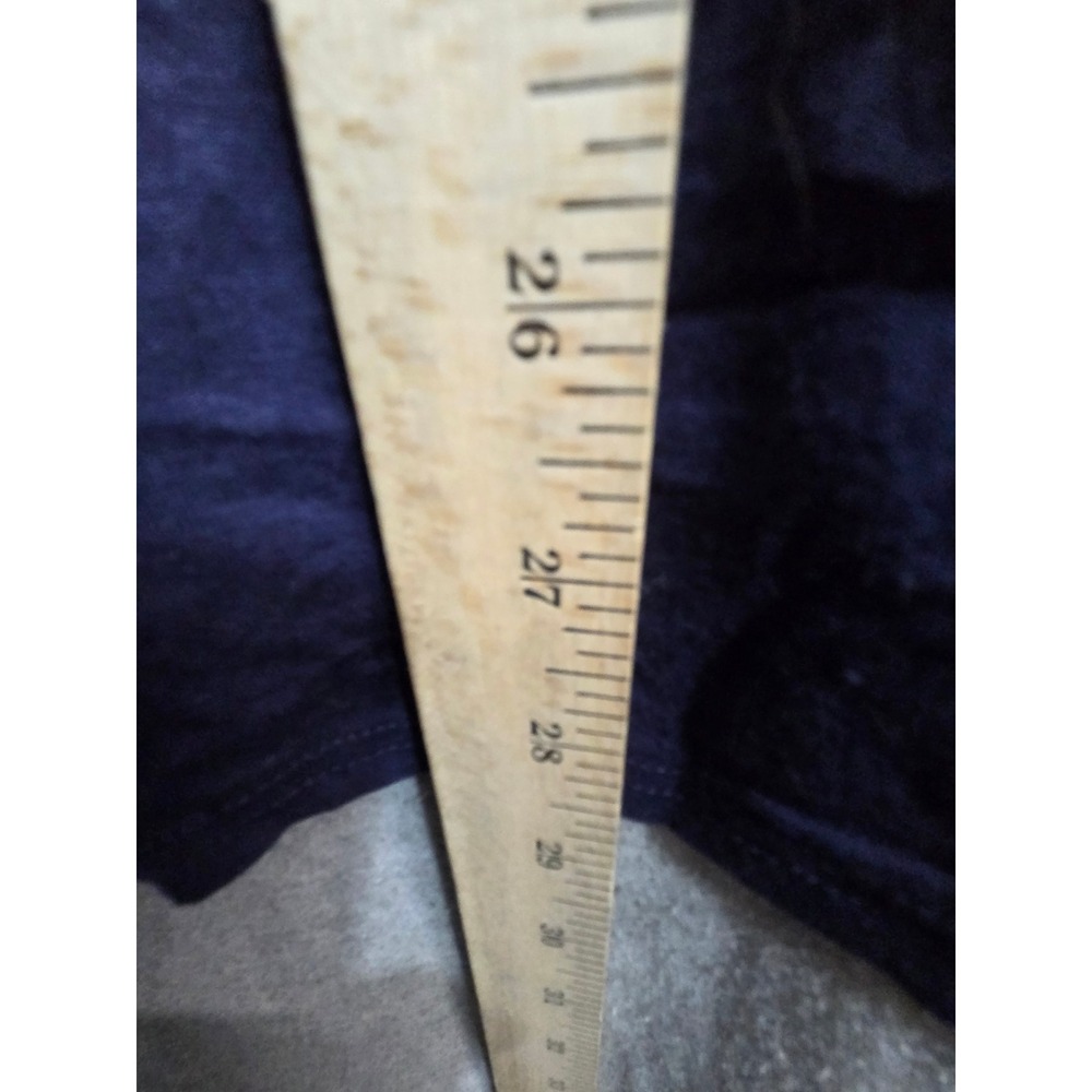 French Laundry Tunic Top Plus Size XXX 3X Blue Soft Silver Bead‎ PeekABoo Sleeve - Picture 7 of 7